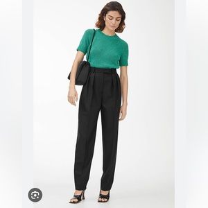 Arket High Waist Tapered Wool Pants